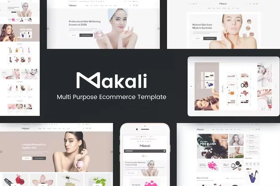 Makali – Cosmetics & Beauty OpenCart Theme (Included Color Swatches)