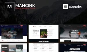 Mancink – Fishing & Angling Club WordPress Theme