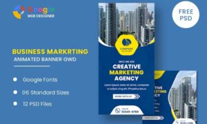 Marketing Agency Animated Banner Google Web Design