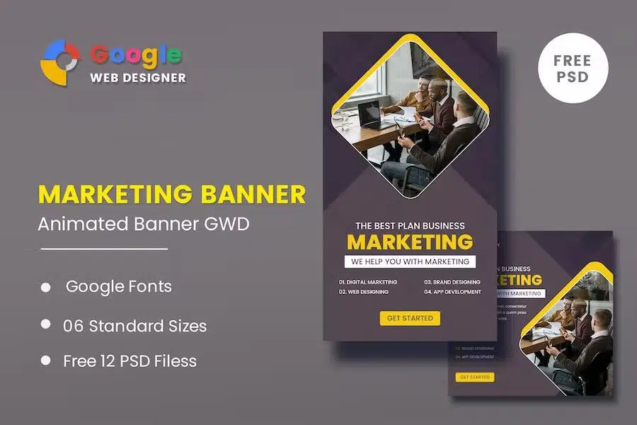 Marketing Animated Banner GWD