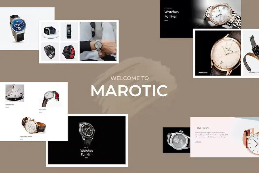 Marotic – Minimal & Clean Watch Store Shopify Theme