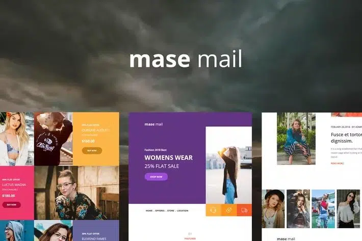 Mase Mail – Responsive E-mail Template + Online Access