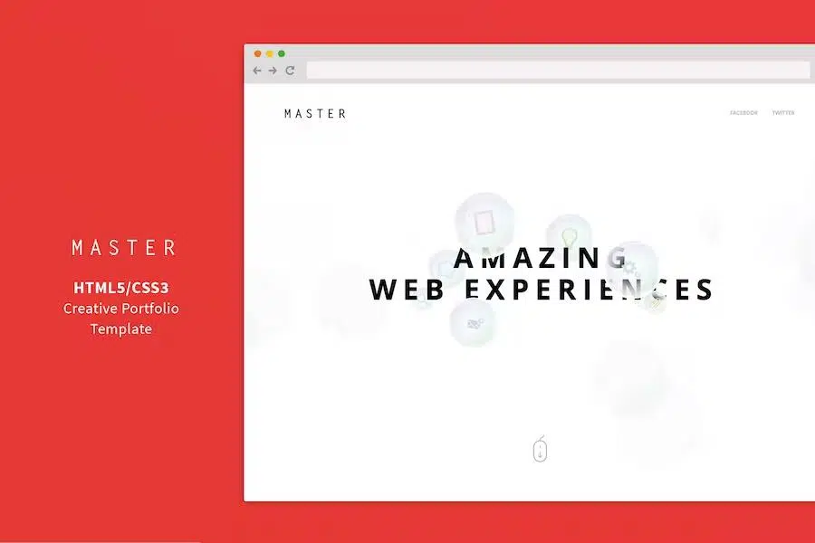 Master – Creative Portfolio Template