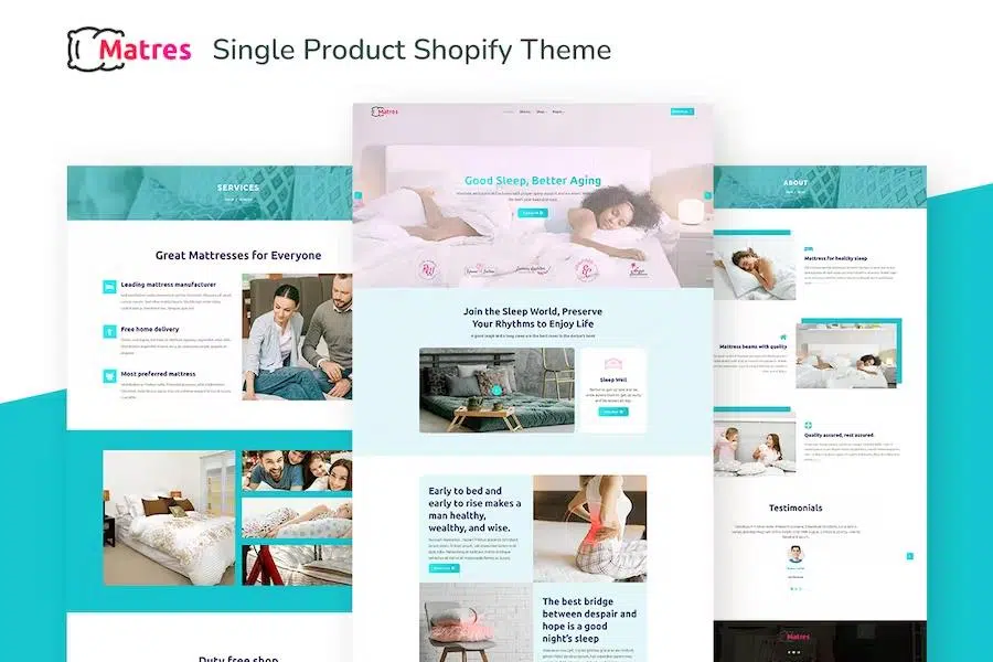 Matres – Responsive Single, One Product Shopify Theme