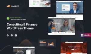 Maxbizz – Consulting & Financial Elementor WordPress Theme