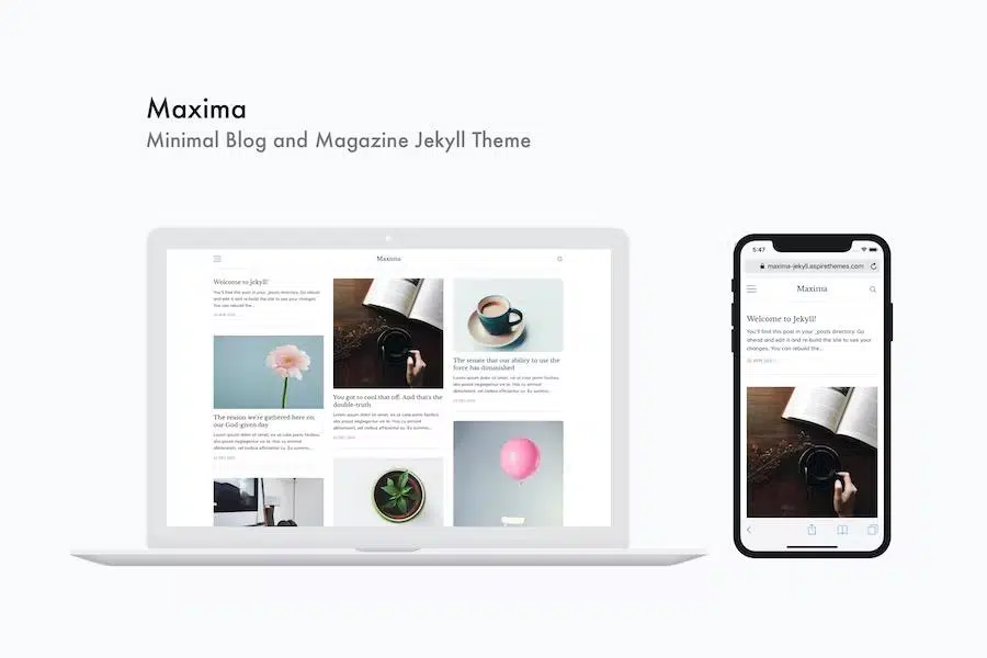 Maxima – Minimal Blog and Magazine Jekyll Theme