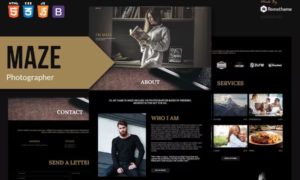 MAZE – Photography Portfolio HTML Template