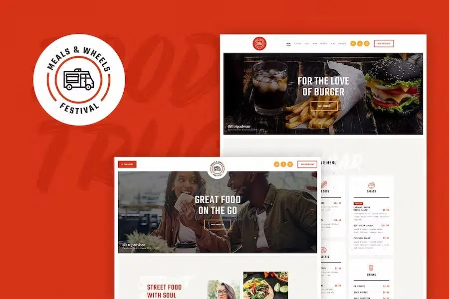 Meals & Wheels – Street Festival & Fast Food Delivery WordPress Theme