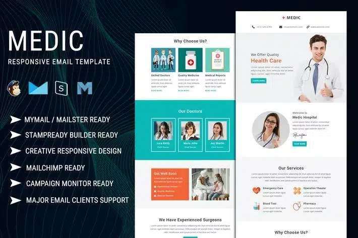 Medic – Multipurpose Responsive Email Template