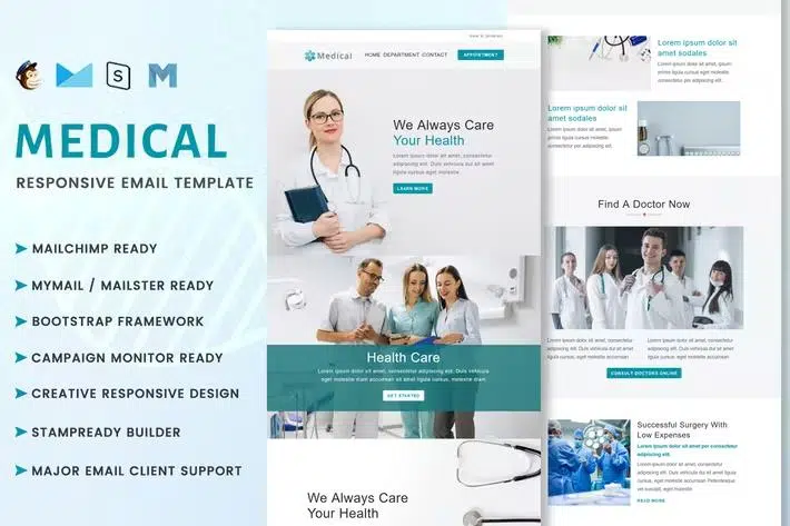 Medic – Multipurpose Responsive Email Template