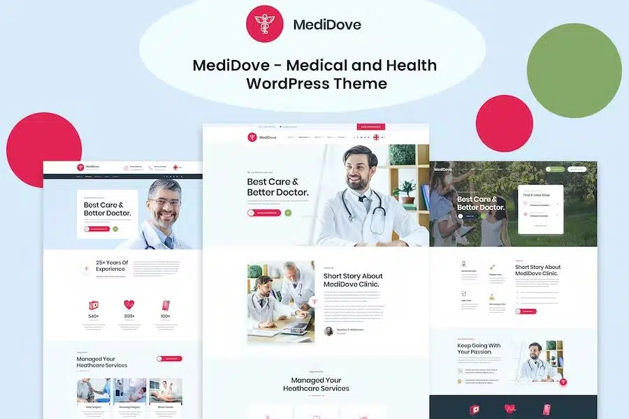 MediDove – Health & Medical WordPress Theme