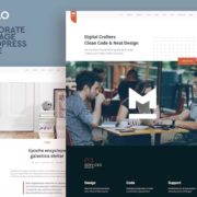 Meelo – Corporate One Page WordPress Theme