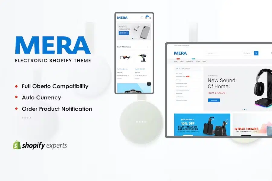 Mera – Electronics Responsive Shopify Theme