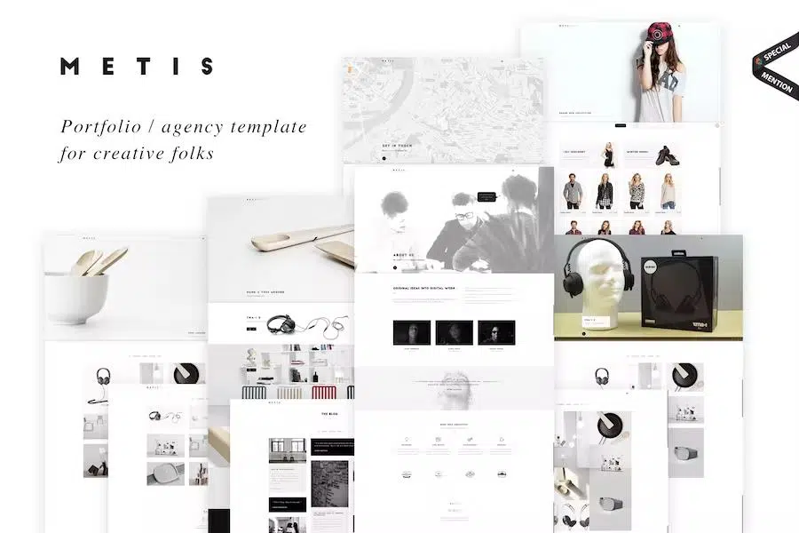 Metis – Creative Portfolio Agency Template