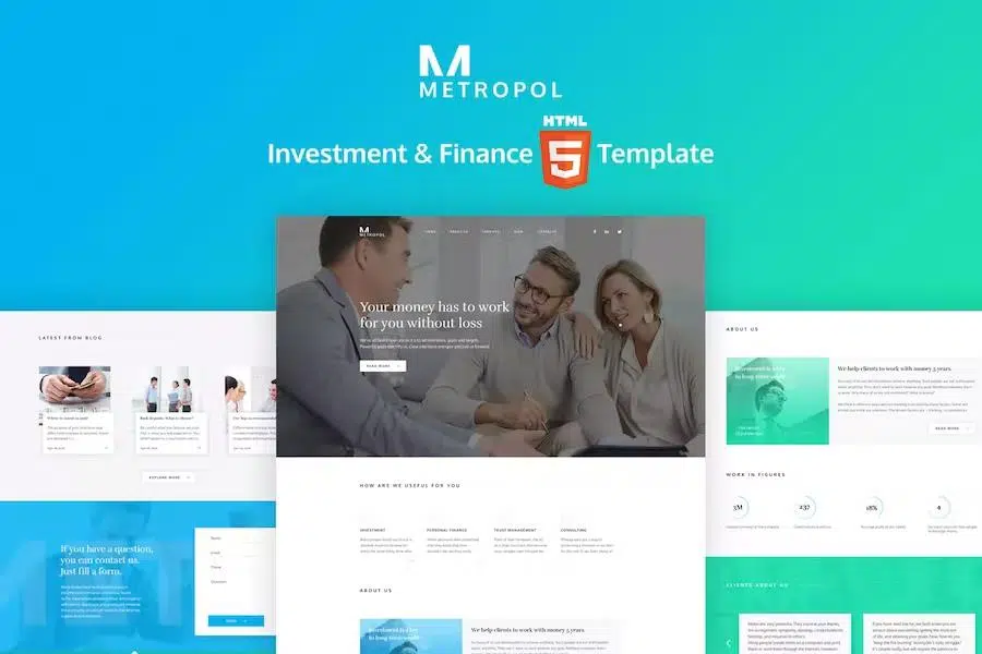 Metropol – Investment & Finance HTML Template