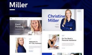 Miller – Personal Assistant & Administrative Services WordPress Theme