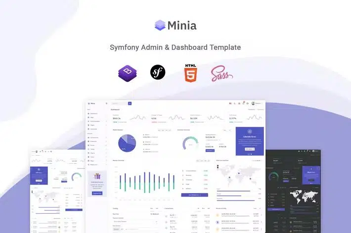 Minia – Symfony Admin & Dashboard Template