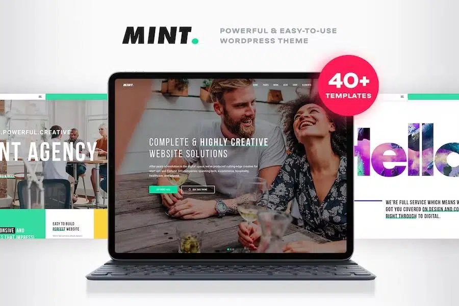 Mint – Creative Multi-Purpose WordPress Theme