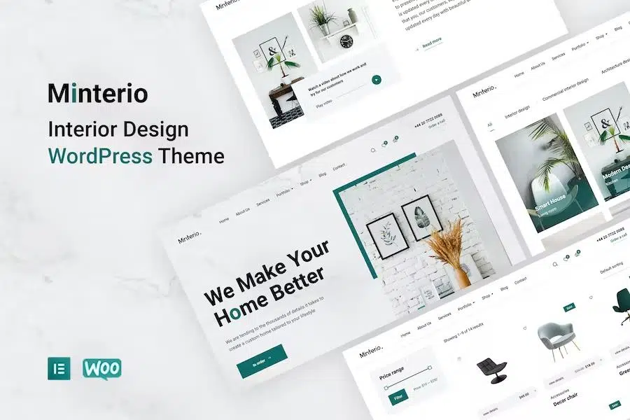 Minterio – Interior Design WordPress Theme