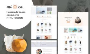 Mioca – Handmade Goods eCommerce HTML Template