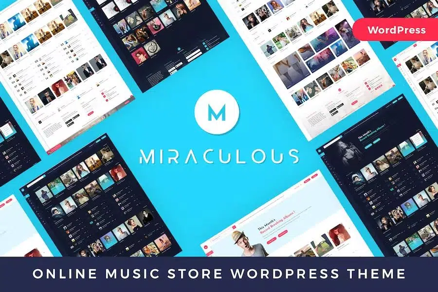 Miraculous – Multi Vendor Online Music StoreElementor WordPress Theme