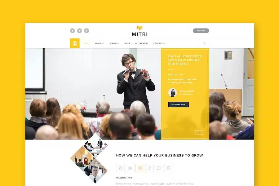 Mitri – Events & Conference HTML Template