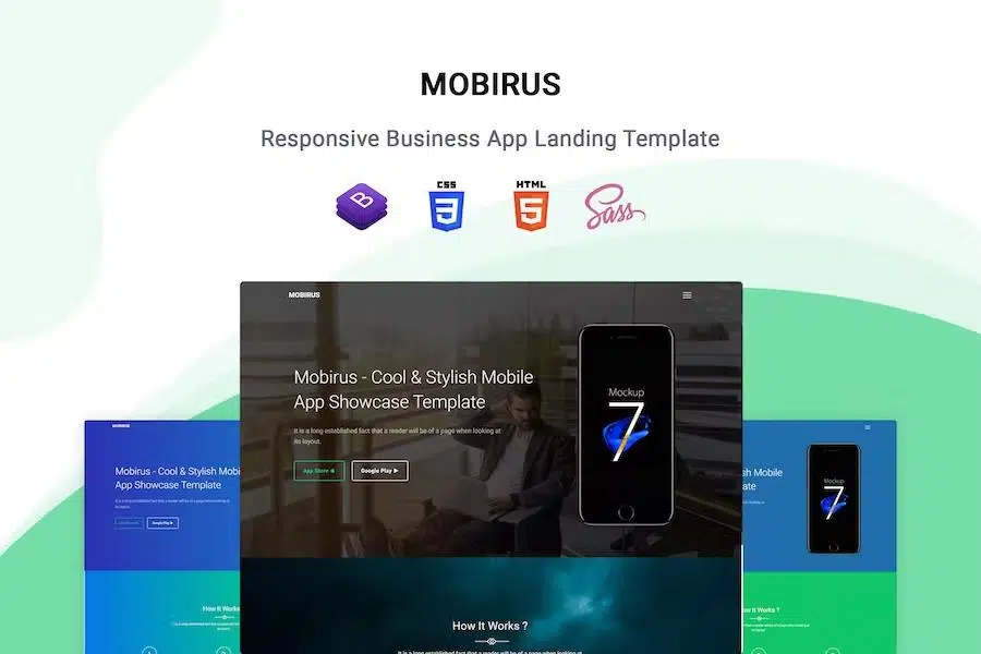 Mobirus – Responsive Bootstrap App Landing Template