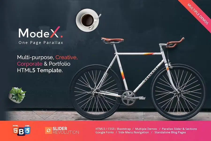 Modex – One Page Parallax