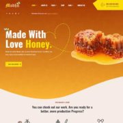 Modhu – Beekeeping and Honey WordPress Theme