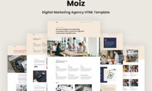 Moiz – Digital Marketing Agency HTML Template