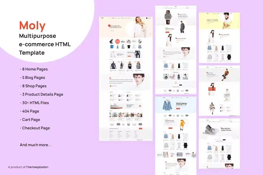 Moly – Multipurpose ecommerce HTML5 Template