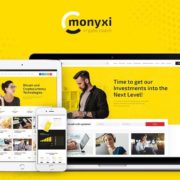 Monyxi – ICO Cryptocurrency Trading Business Coach WordPress Theme