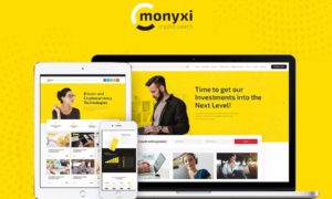 Monyxi – ICO Cryptocurrency Trading Business Coach WordPress Theme