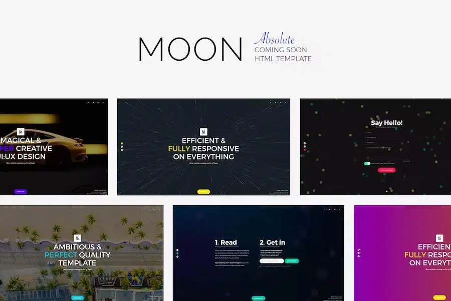 MOON – Absolute Coming Soon Template