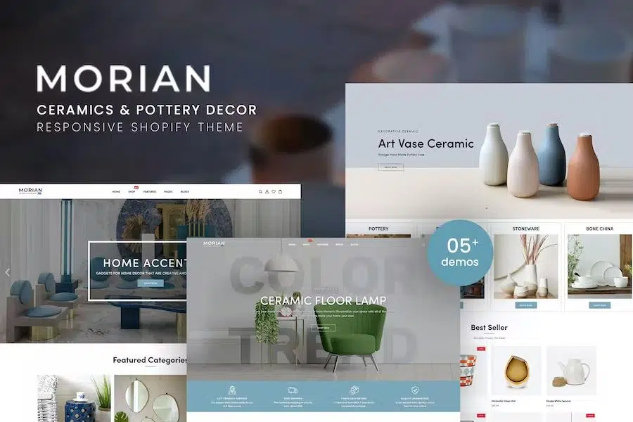 Morian – Ceramics & Pottery Decor Shopify Theme