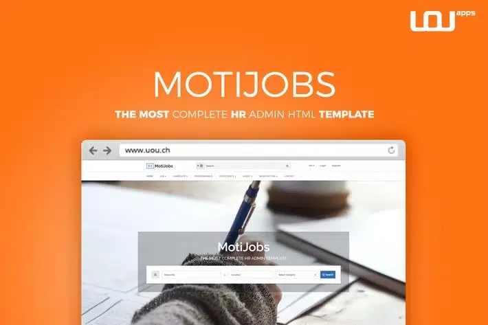 Motijobs – Human Resources Admin Template