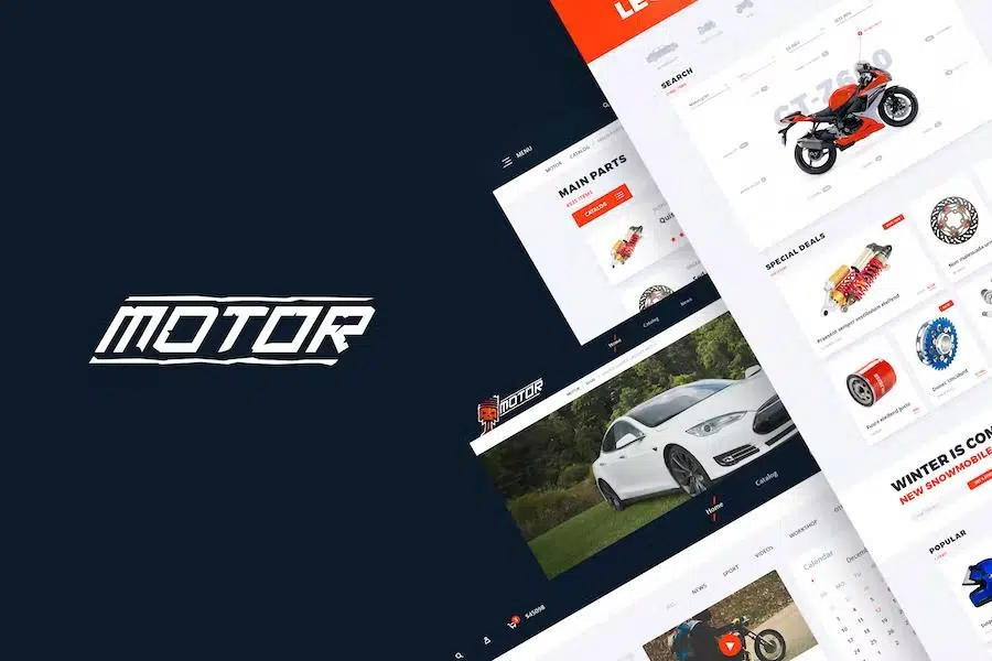 Motor – Vehicles, Parts & Accessories Store – Responsive HTML5 eCommerce Template