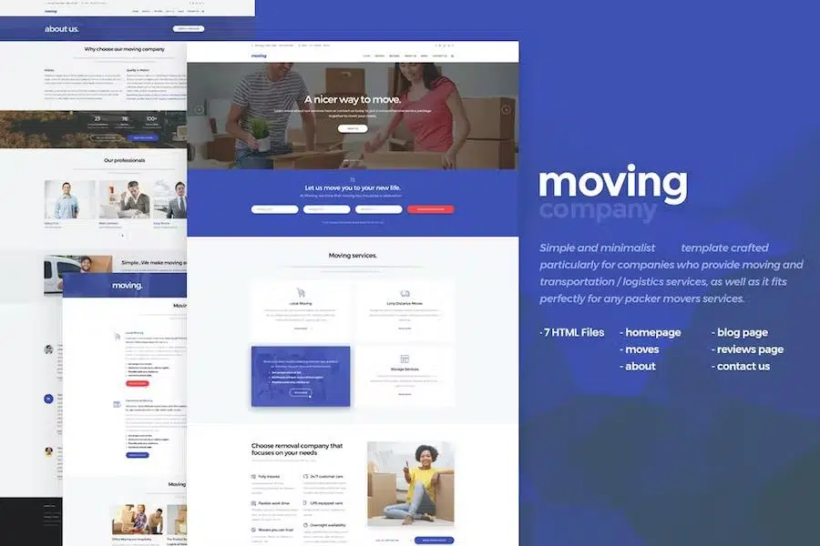 Moving – Logistic HTML5 Template