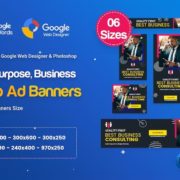 Multi-Purpose Banners HTML5 D74 Ad – GWD & PSD