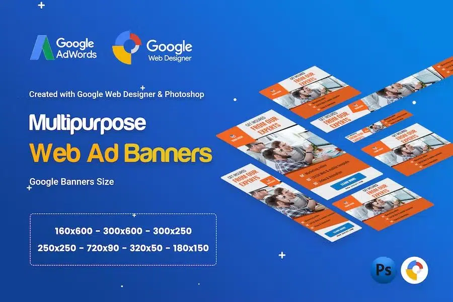 Multi Purpose, Business Banner Ad – GWD & PSD