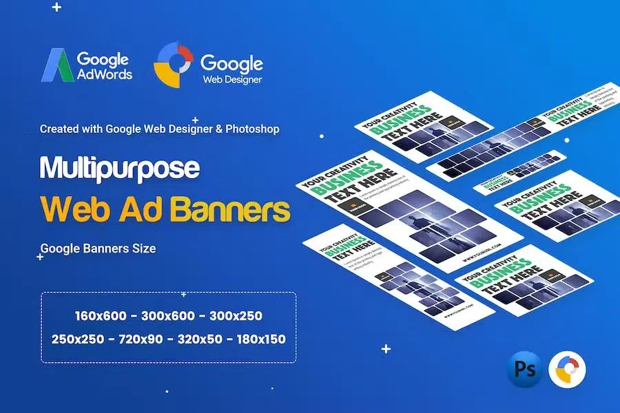 Multi Purpose, Business Banner Ad – GWD & PSD