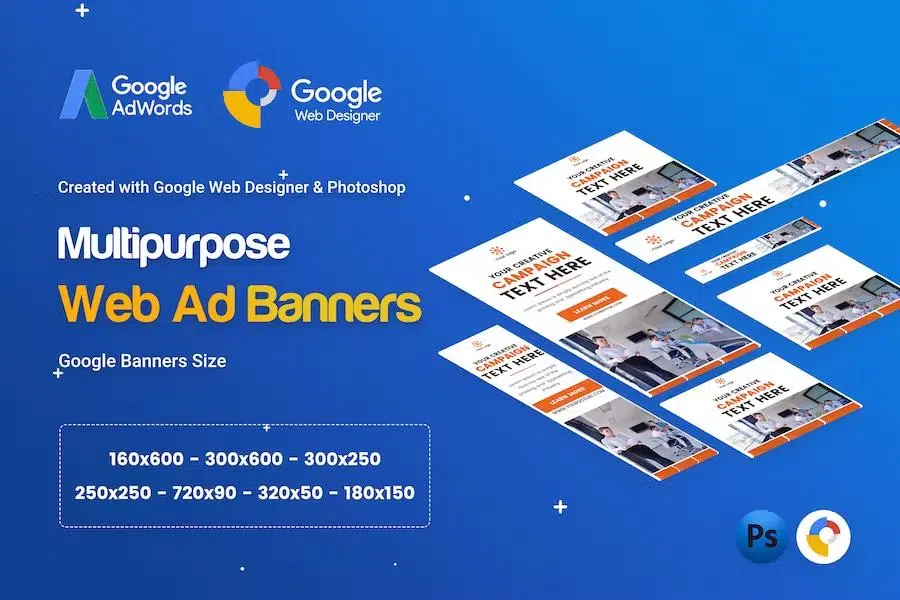 Multi Purpose, Business Banner Ad – GWD & PSD