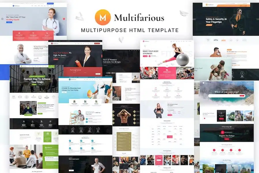 Multifarious – Multipurpose Business HTML Template