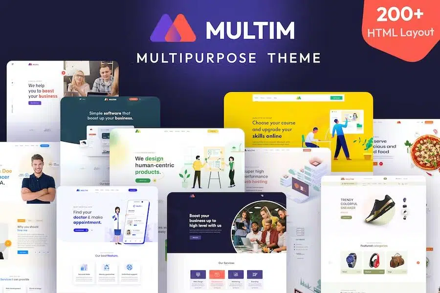 Multim – Creative multipurpose HTML5 template