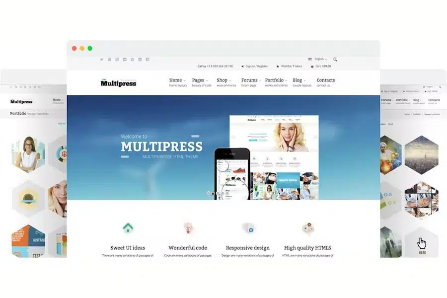 Multipress – Responsive HTML5 Template