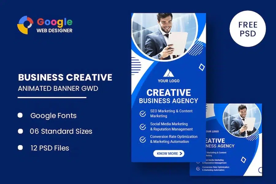 Multipurpose Business Animated Banner GWD