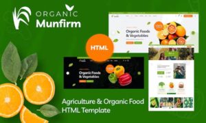 Munfirm – Organic & Healthy Food HTML Template