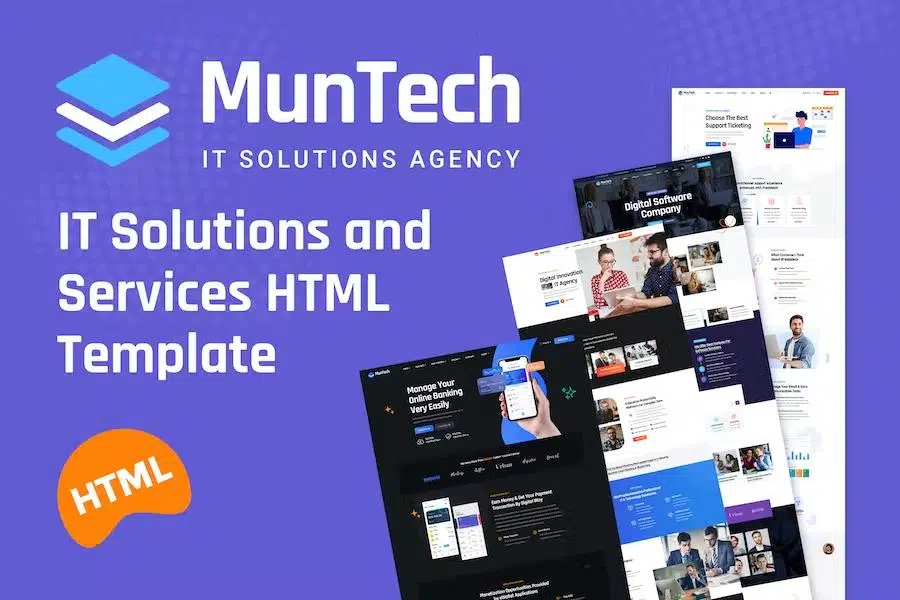 Munteh – IT Solutions Services HTML Template