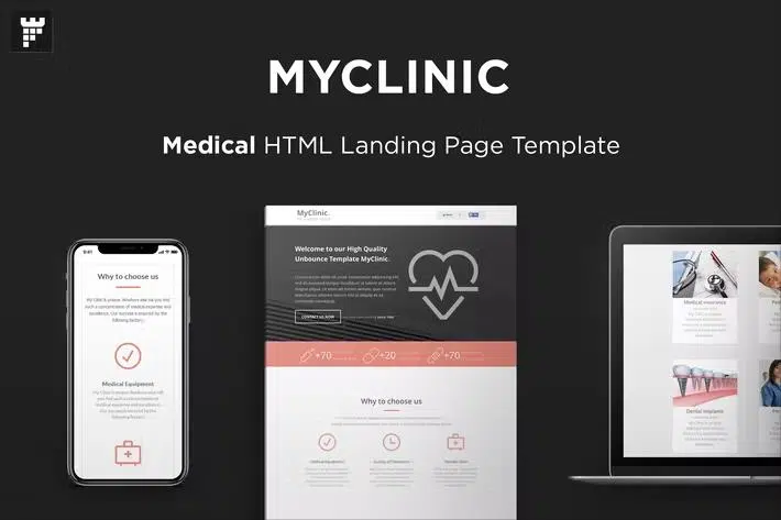 MyClinic – Medical HTML Landing Page