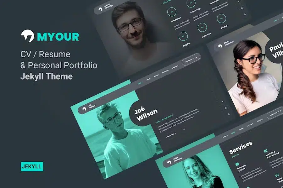 Myour – CV Resume & Personal Portfolio Jekyll Theme